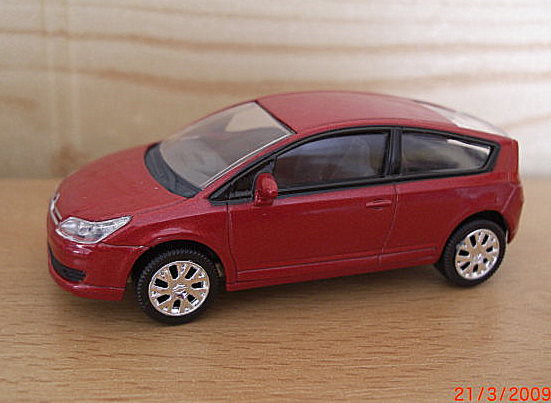 14_C4 coupé červená 2004 (Norev)-1/55
