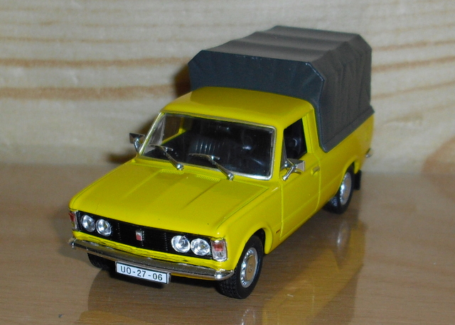 10_Fiat 125P Pick-up žlutá 1975 (Polsko) P.R.C.-1/43