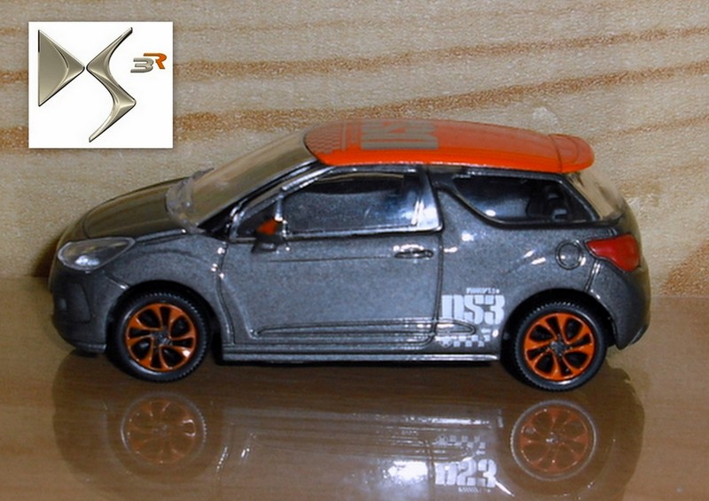 7_DS3 Racing šedá met.+oranž. střecha 2010 (Norev) -1.55