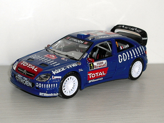 28_Xsara WRC #1 S.Loeb 2006 (Bburago) měř:1/32