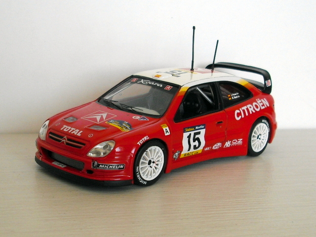 32_Xsara WRC #15 Catalunya 2001 (Ixo Altaya) měř:1/43