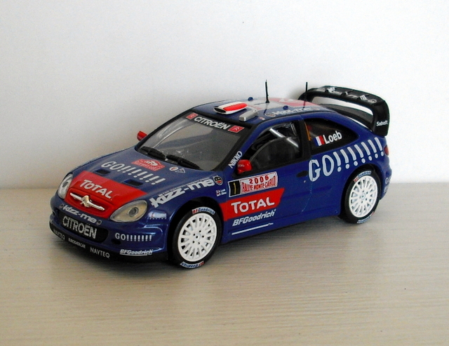 100_Xsara WRC #1 S.Loeb Monte Carlo modrá 2006 (Solido)
