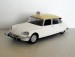 25_DS21 ,Taxi Paris, bílá,béžová střecha 1968 (Amercom) Taxíky světa